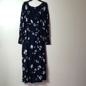 Free People faux wrap maxi dress size xs